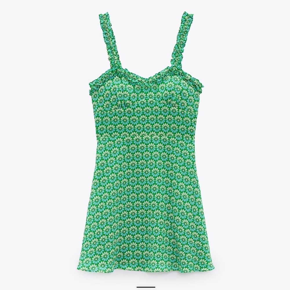 Zara floral print dress
